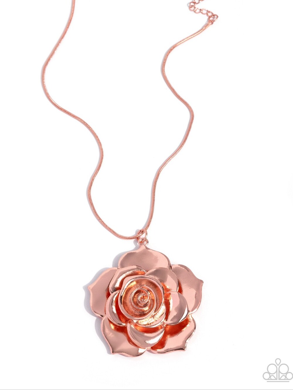 2/$10 Paparazzi Restful Rose - Copper Necklace